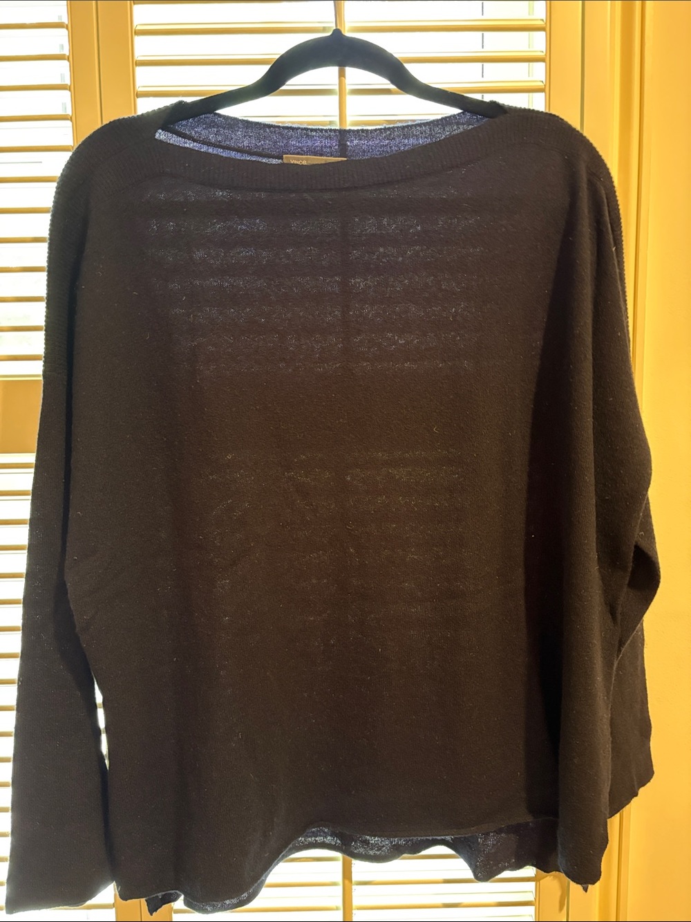 Vince Lightweight Navy Cashmere Knit  Sweater